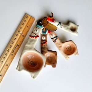 Llama Measuring Spoon Set NWT